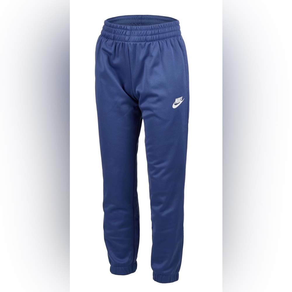 Nike Boys Navy Blue Joggers Sweatpants Youth Logo Athletic Sports Large L